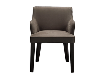 ROYALE - Fabric chair with armrests by Casamilano