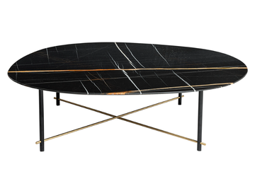 SHANGHAI - Round low marble coffee table by Casamilano