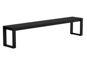 EOS - Powder coated aluminium garden bench by Case