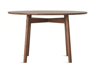 KIGUMI - Round walnut table by Case