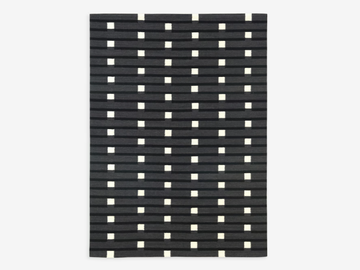 PURLIN - Rectangular wool rug with geometric shapes by Case