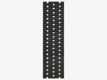 PURLIN - Wool runner with geometric shapes by Case