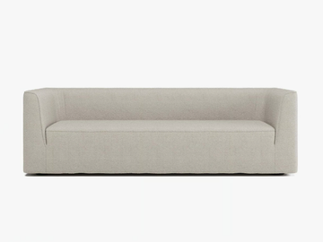 RENÉ - 3 seater fabric sofa by Case