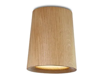 SOLID CONICAL - LED round ceiling oak spotlight by Case