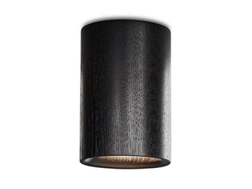 SOLID CYLINDRICAL - LED round ceiling oak spotlight by Case