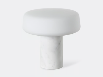 SOLID - LED Carrara marble table lamp by Case