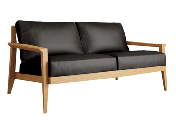 STANLEY - 2 seater leather sofa by Case