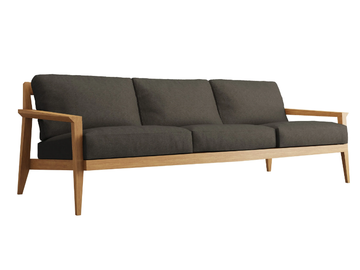 STANLEY - 3 seater fabric sofa by Case