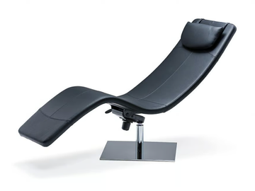 CASANOVA - Leather chaise longue by Cattelan Italia