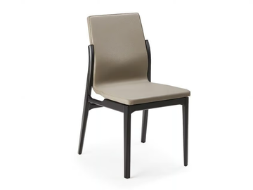 GINEVRA - Leather chair by Cattelan Italia