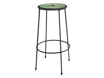 COSMOS - High iron and rope garden stool by CBdesign