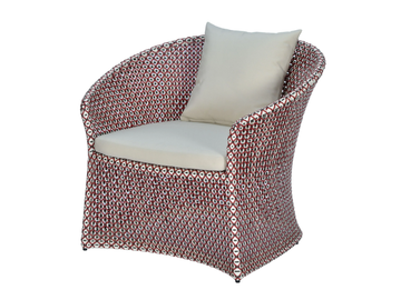 LEA - Synthetic fabric garden armchair with armrests by CBdesign