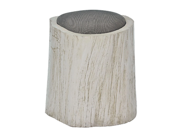 SAUVAGE - Teak garden stool with integrated cushion by CBdesign