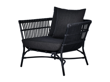 YOKO - Synthetic fibre garden armchair with armrests by CBdesign