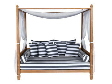 ZAGORA - Canopy teak garden bed by CBdesign