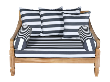 ZAGORA - Fabric garden armchair with armrests by CBdesign