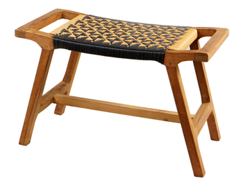 ZOCO - Low teak garden stool by CBdesign