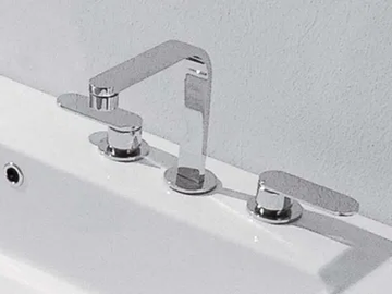 ONE - 3 hole countertop washbasin tap by Ceramica Flaminia