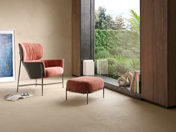 LOGICO SAND - Porcelain stoneware wall tiles / flooring with cement effect by CERAMICA SANT'AGOSTINO