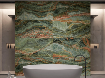 STAR ONYX EMERALD - Porcelain stoneware wall/floor tiles with marble effect by CERAMICA SANT'AGOSTINO