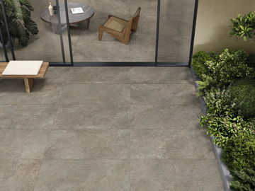 ARKÈ CLAY - Porcelain stoneware wall/floor tiles with stone effect by CERAMICHE KEOPE