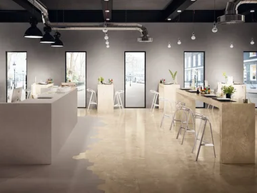 ELEMENTS LUX CREMA BEIGE - Indoor porcelain stoneware wall/floor tiles by CERAMICHE KEOPE