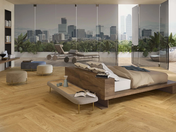 JOURNEY HONEY - Porcelain stoneware flooring with wood effect by CERAMICHE KEOPE