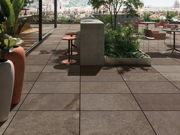 LIMES PORFIDO WARM - Indoor/outdoor porcelain stoneware flooring with stone effect by CERAMICHE KEOPE