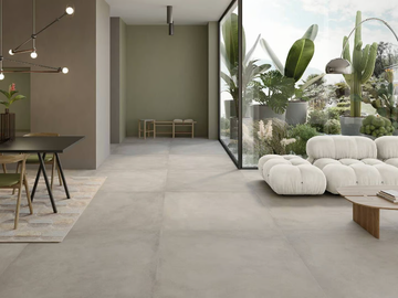 PLATE SILVER - Porcelain stoneware wall/floor tiles with metal effect by CERAMICHE KEOPE