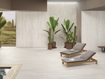 TREVI PEARL - Porcelain stoneware wall/floor tiles with stone effect by CERAMICHE KEOPE