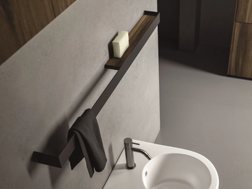MULTI - Metal soap dish / towel rack by Cerasa