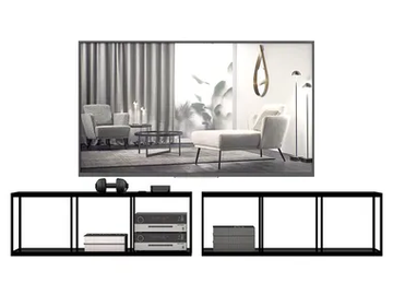 CAMEO - Steel TV cabinet by Christine Kröncke Interior Design
