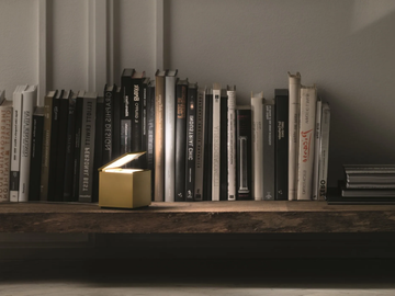 CUBOLUCE LED - Technopolymer table lamp by Cini&Nils