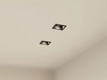 INDICE QUADRO - Square aluminium spotlight for false ceiling by Cini&Nils