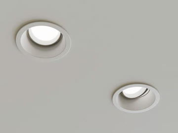 INDICE TONDO REG - Adjustable LED aluminium spotlight for false ceiling by Cini&Nils