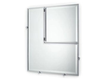 CASTELLAR - Rectangular wall-mounted chrome plated steel mirror by ClassiCon