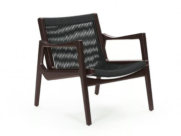 EUVIRA - Rope easy chair with armrests by ClassiCon