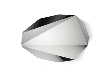 PIEGA MEDIUM - Wall-mounted stainless steel mirror by ClassiCon