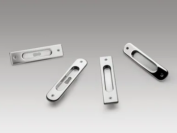 CD 111 / CD 211 - Recessed brass door handle with lock by Colombo Design