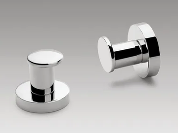 PLUS PB 17 - Wall-mounted brass coat rack by Colombo Design
