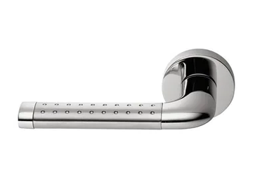 TAILLA LC 51 R-RY - Cromall® door handle on rose by Colombo Design