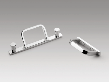 TIME - Wall-mounted brass coat rack by Colombo Design
