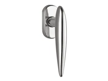 WING DB 32 DK/SM - DK brass window handle on rose by Colombo Design