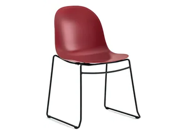 ACADEMY - Stackable sled base polypropylene chair by Connubia