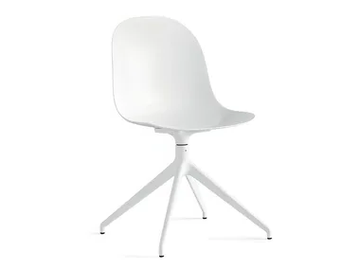 ACADEMY - Swivel trestle-based polypropylene chair by Connubia