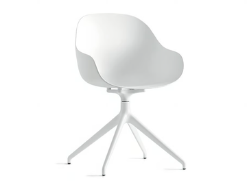 ACADEMY - Trestle-based polypropylene chair with armrests by Connubia