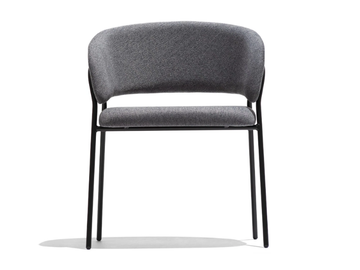 BALIA - Upholstered fabric chair with armrests by Connubia
