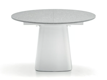 HEY GIO! - Extending coated sheet metal table with melamine wood top by Connubia