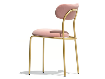 LOOP - Upholstered velvet chair open back by Connubia