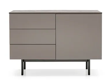 MADE - Melamine-faced chipboard sideboard with doors with drawers by Connubia